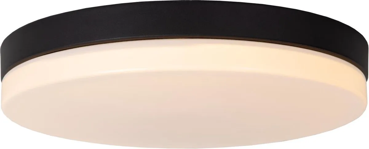 Lucide Biskit LED Plafondlamp Ø40cm - Zwart
