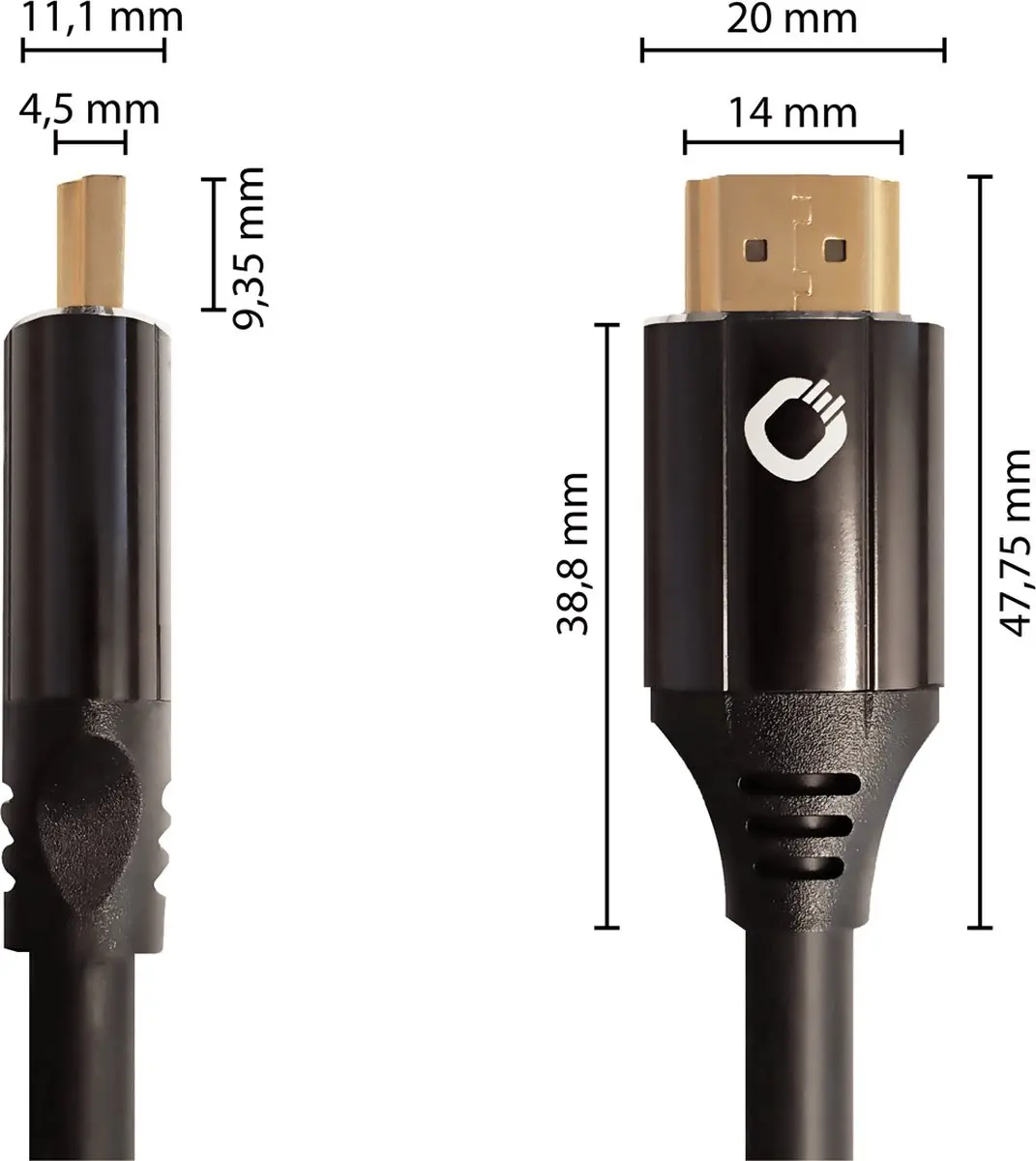 Oehlbach HDMI 2.1 Kabel 5m - Zwart - afbeelding 6 van 6