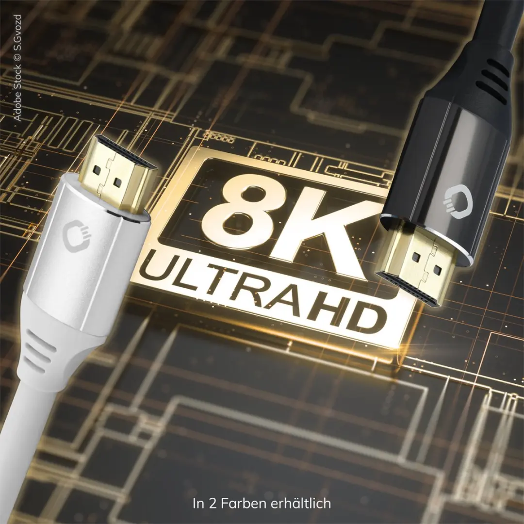 Oehlbach HDMI 2.1 Kabel 5m - Zwart