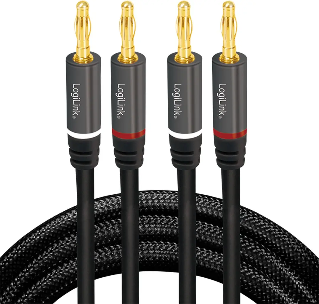 Logilink CA1210 Audio Aansluitkabel 3.0m - Zwart