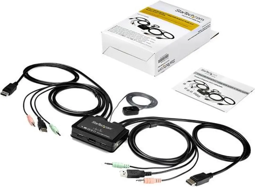 Startech SV211DPUA4K KVM-Schakelaar 4K USB DisplayPort