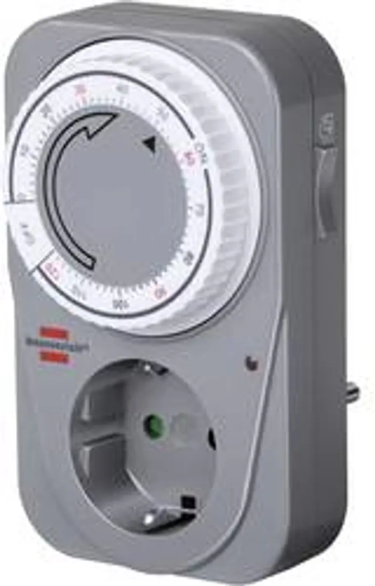 Brennenstuhl MC 120 Countdown Timer - Mechanisch Stopcontact - Grijs