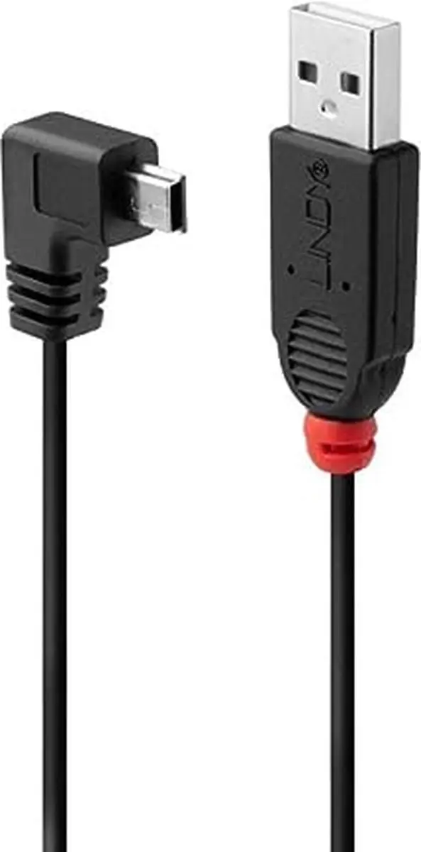 Lindy USB 2.0 A naar Micro USB B Kabel 31977 - 2m - Zwart