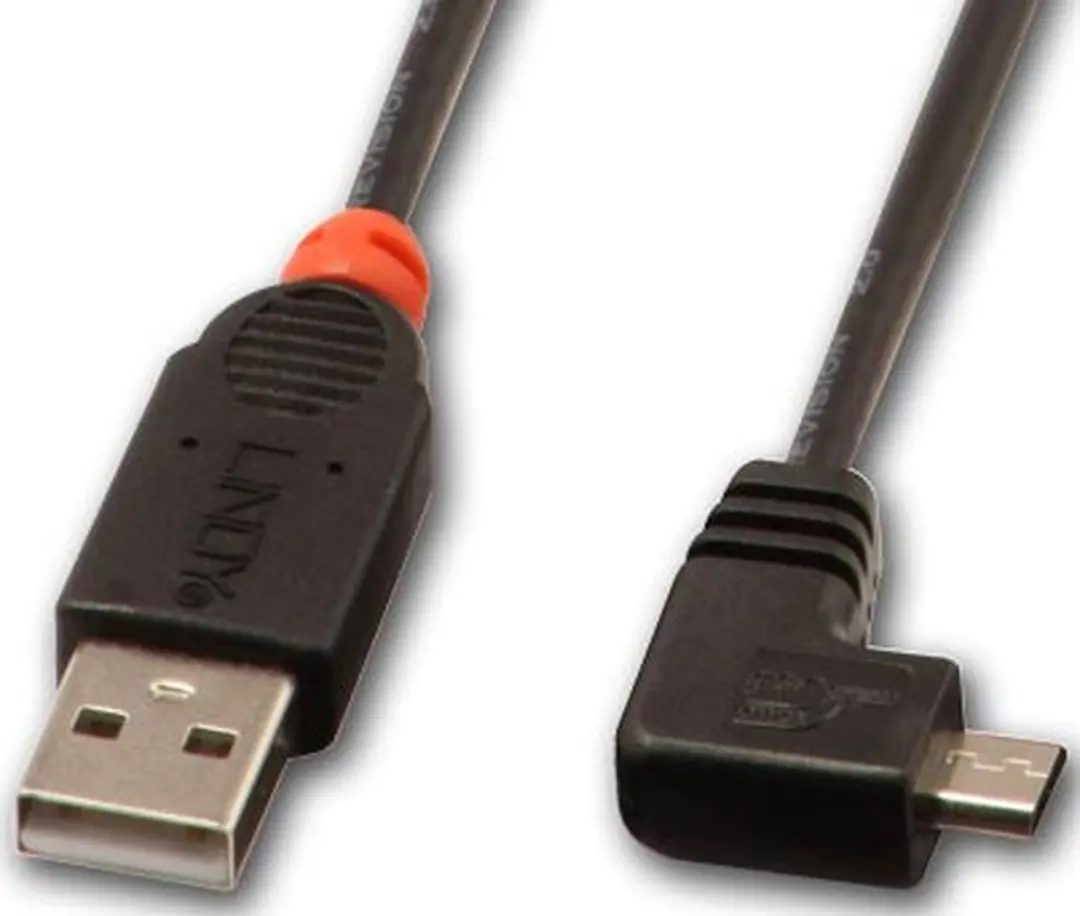 Lindy USB 2.0 A naar Micro USB B Kabel 31977 - 2m - Zwart