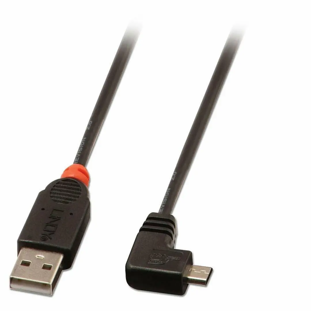 Lindy USB 2.0 A naar Micro USB B Kabel 31977 - 2m - Zwart