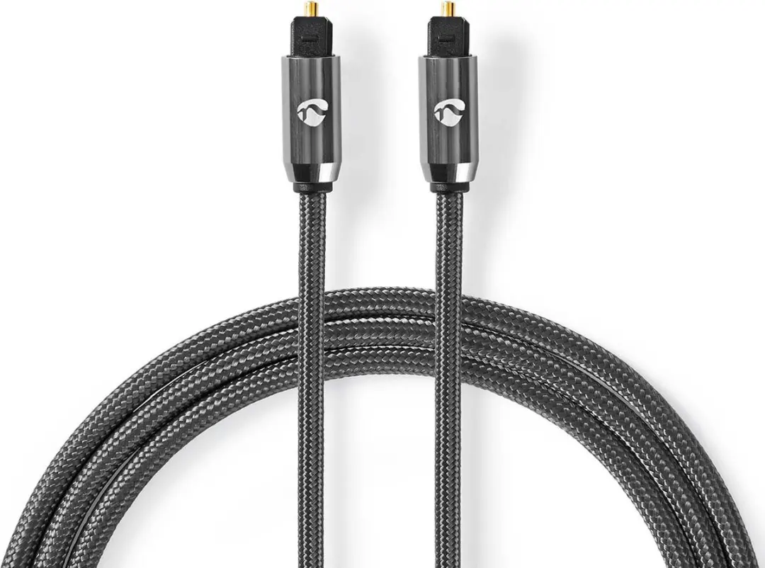 Nedis Optische Audiokabel CATB25000GY50 - 5m - TosLink - Gun Metal Grijs - afbeelding 6 van 6