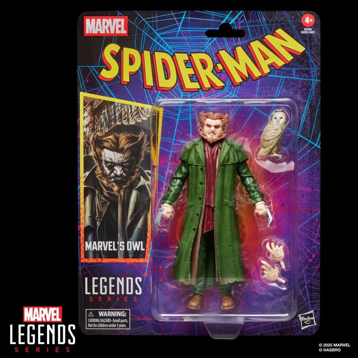 Hasbro Marvel Legends Spider-Man Owl Action Figure 15cm - Multicolor