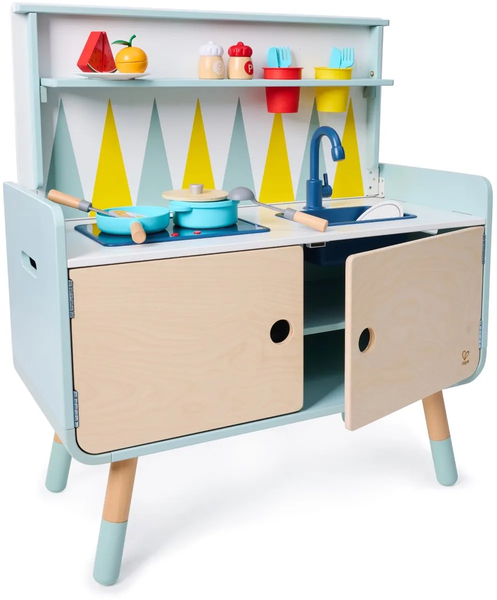 Hape 2-in-1 Kinderladekast Keuken Play Furniture