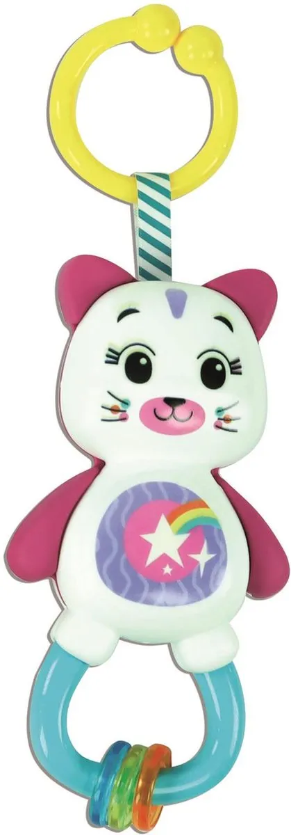 Clementoni Baby Giftset Kitty - Roze - Bijtring & Knuffel