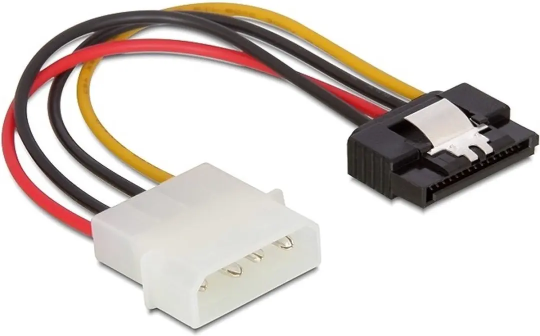 InLine SATA (v) naar Molex (m) Adapter - 0,15m - Divers
