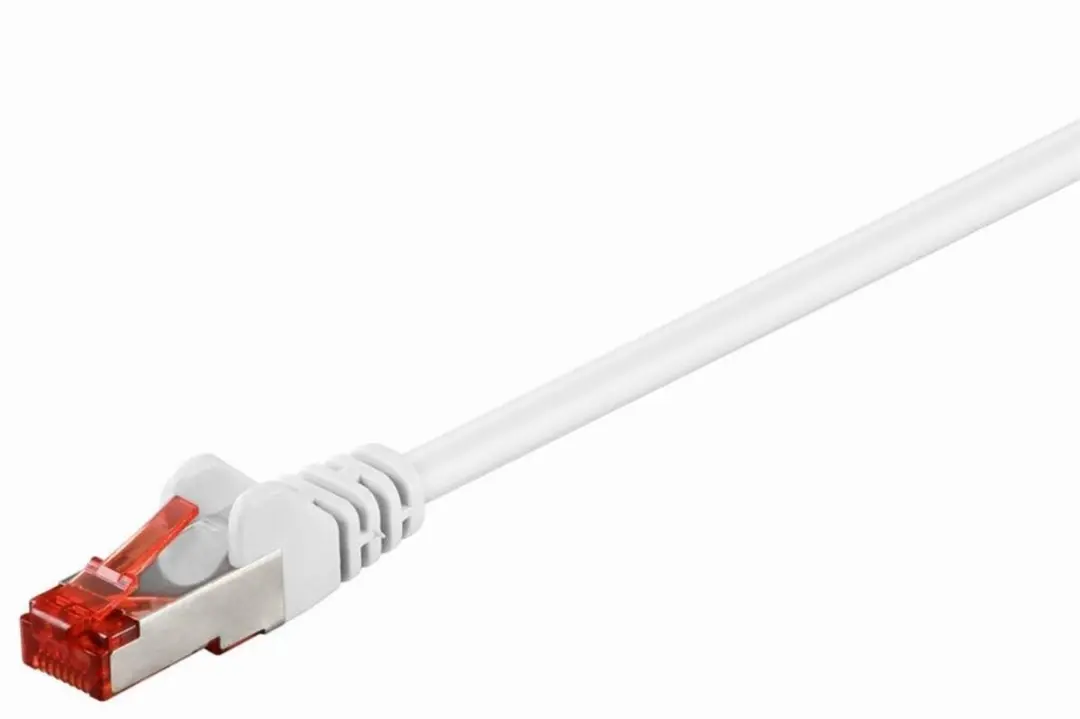 Goobay Wentronic 93502 Cat 6 UTP-kabel RJ45 1m - Wit