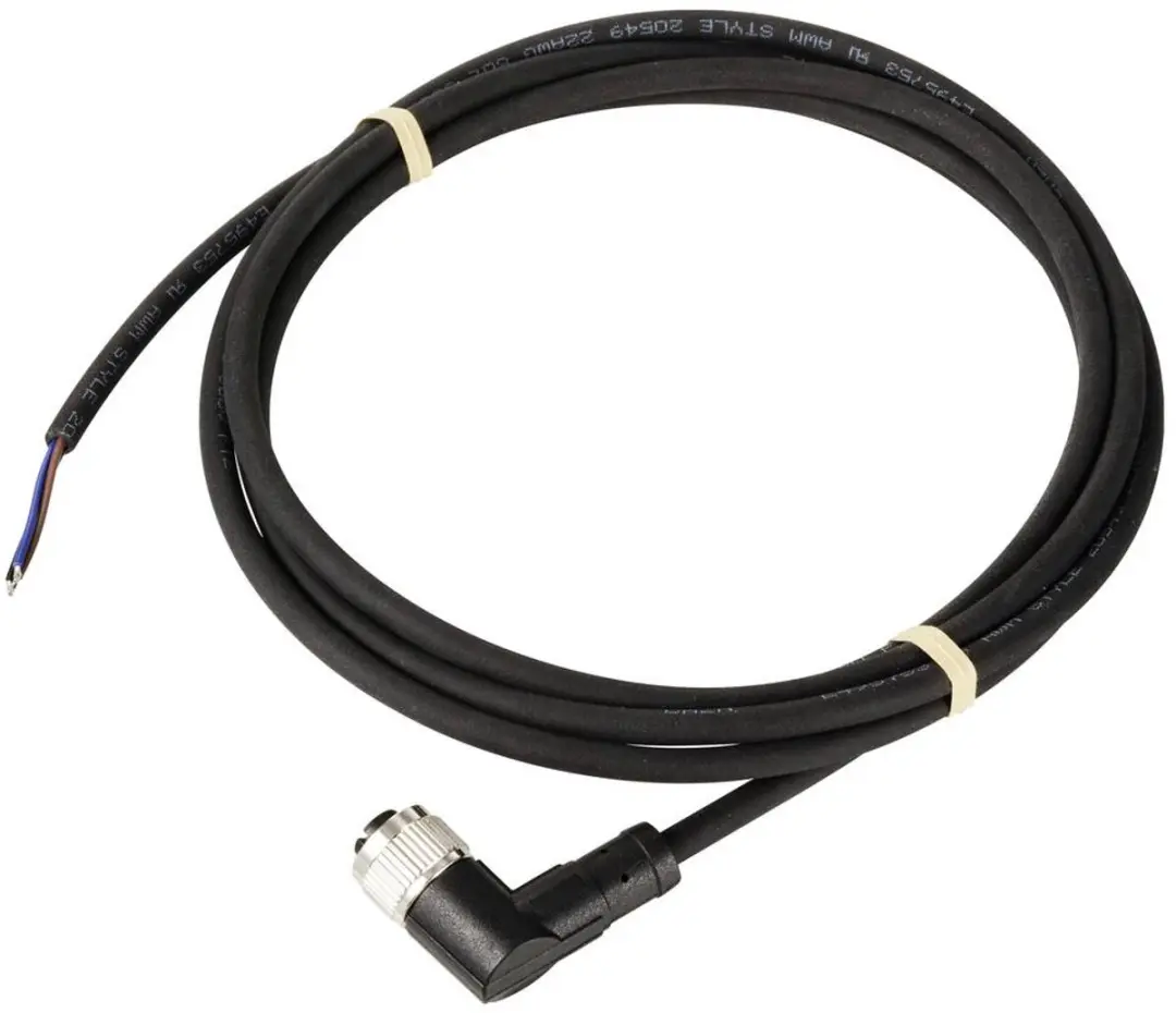Tru Components TC-12833032 Sensor/Actuator M12 Kabel - 3-polig Haaks 10m