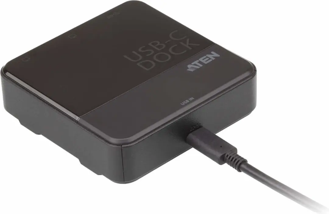 Aten UH3233 USB-C Mini Dock Dual HDMI 4K - Zwart