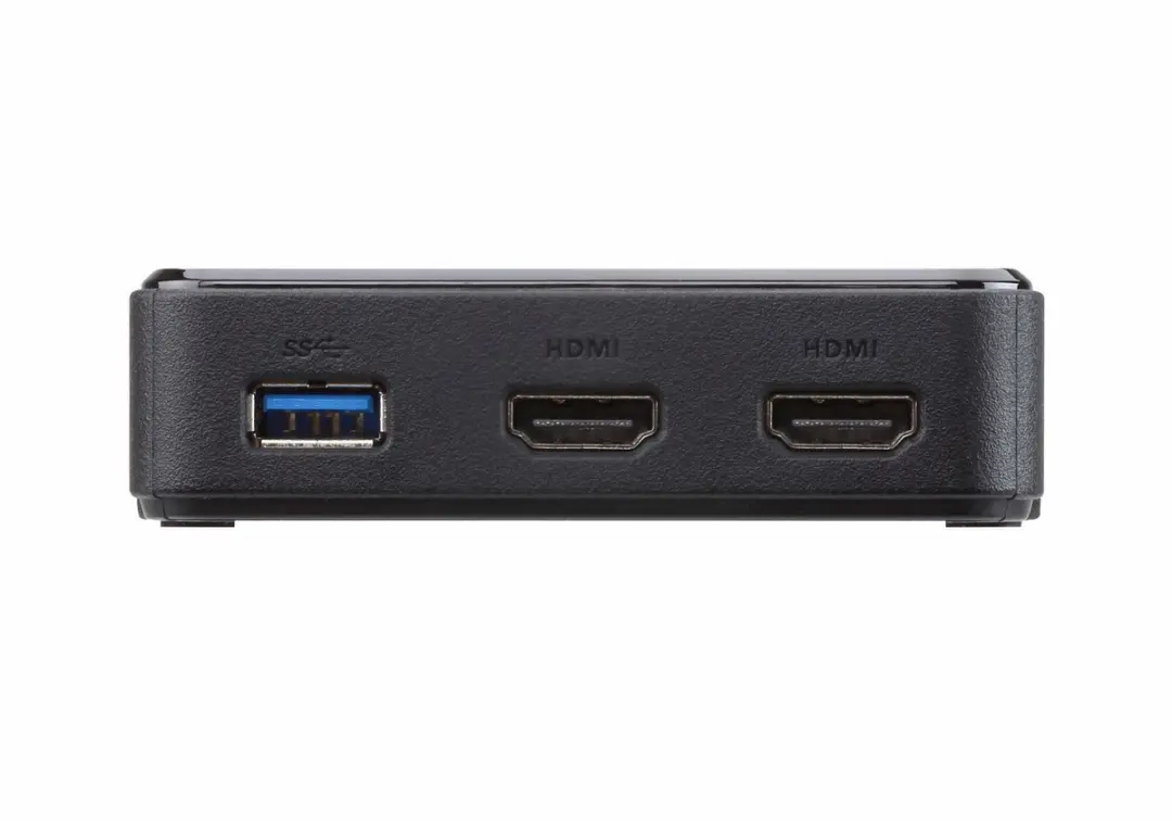 Aten UH3233 USB-C Mini Dock Dual HDMI 4K - Zwart
