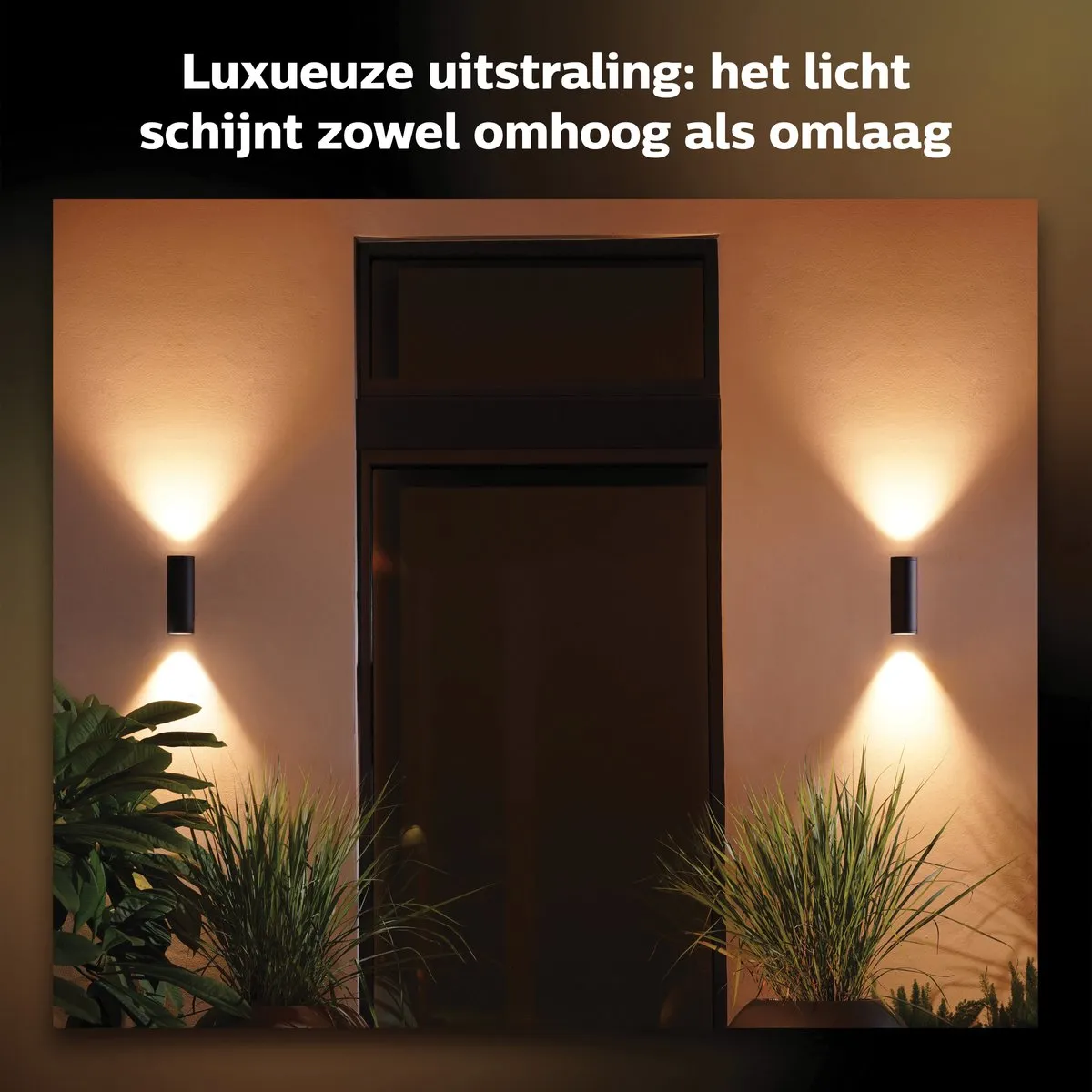 Philips Hue Appear Wandlamp - 2 Stuks Zwart - Incl. Bridge