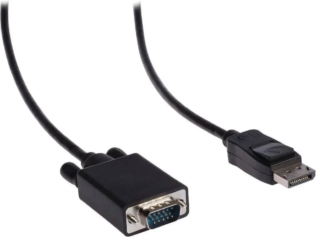 Nedis CCGP37300BK10 DisplayPort naar VGA-kabel 1m - Zwart - afbeelding 6 van 6