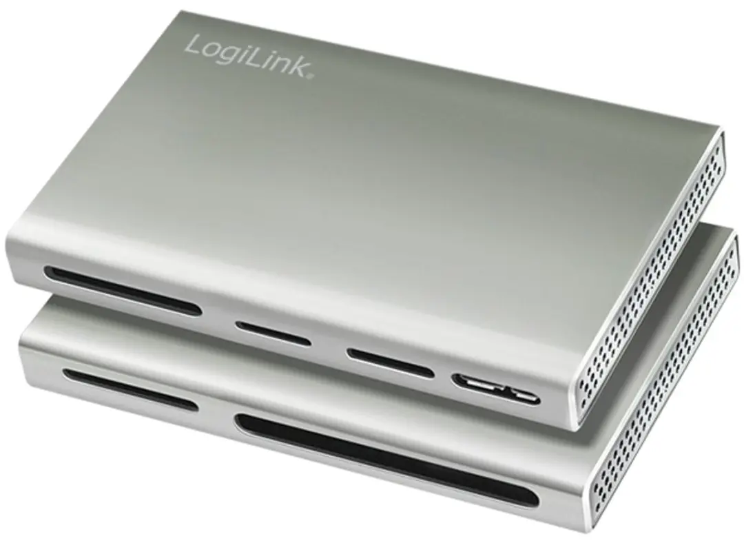 Logilink CR0048 Kaartlezer 5-in-1 - Zilver