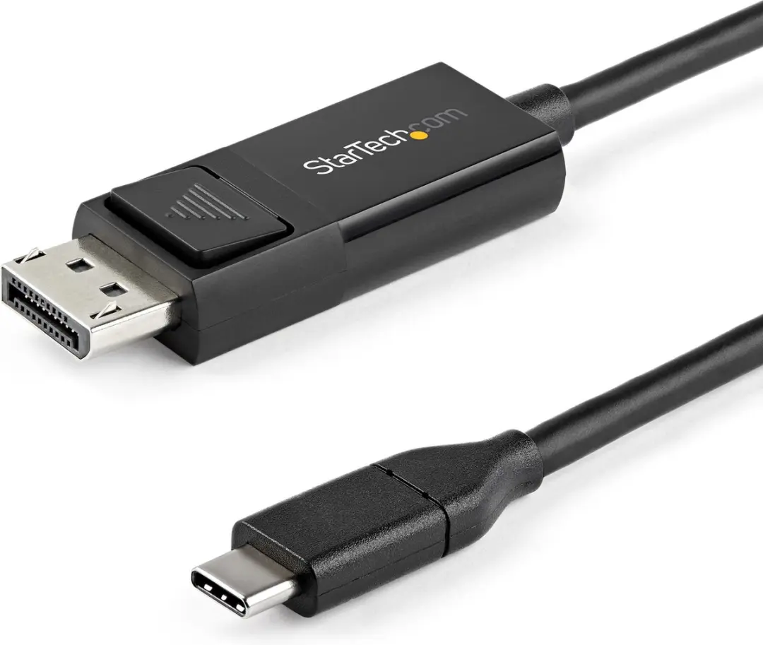 Startech USB-C naar DP 1.2 Kabel 4K - 1m - Zwart