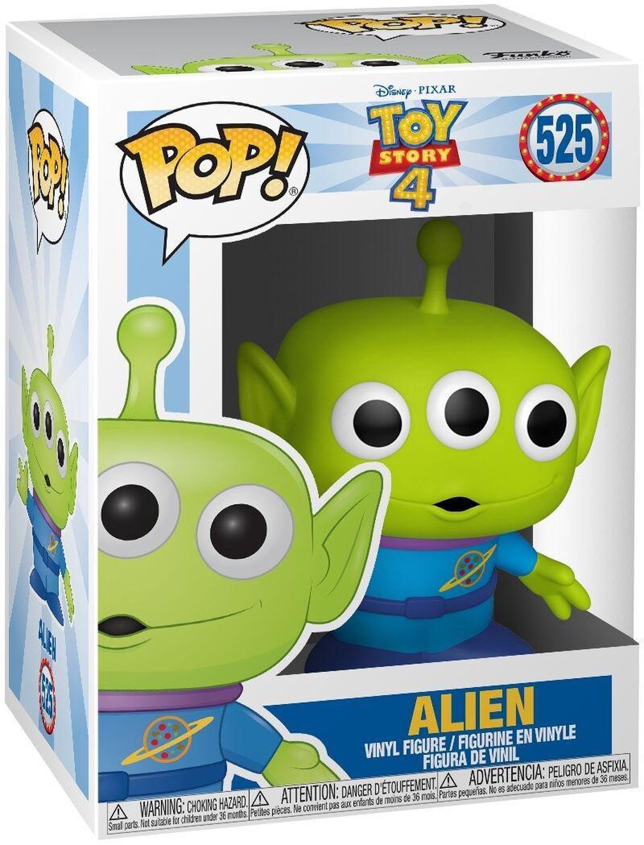 Funko Toy Story - Toy Story 4 POP! Alien 9 cm Verzamelfiguur - Multicolours