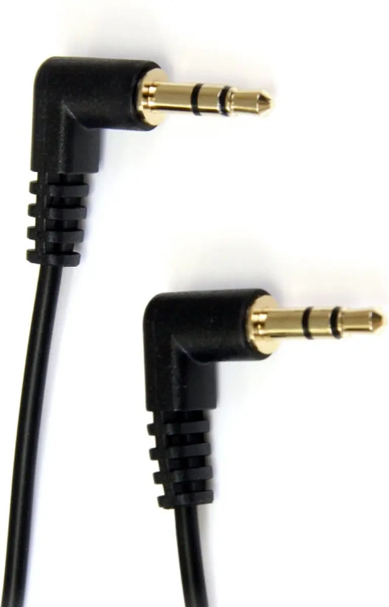 Startech 3.5mm Right Angle Stereo Audiokabel 90cm