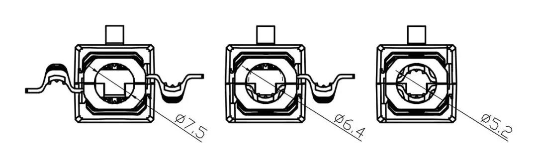 Goobay DC-RJ45-UTP5-TL RJ45 Connector - Wit