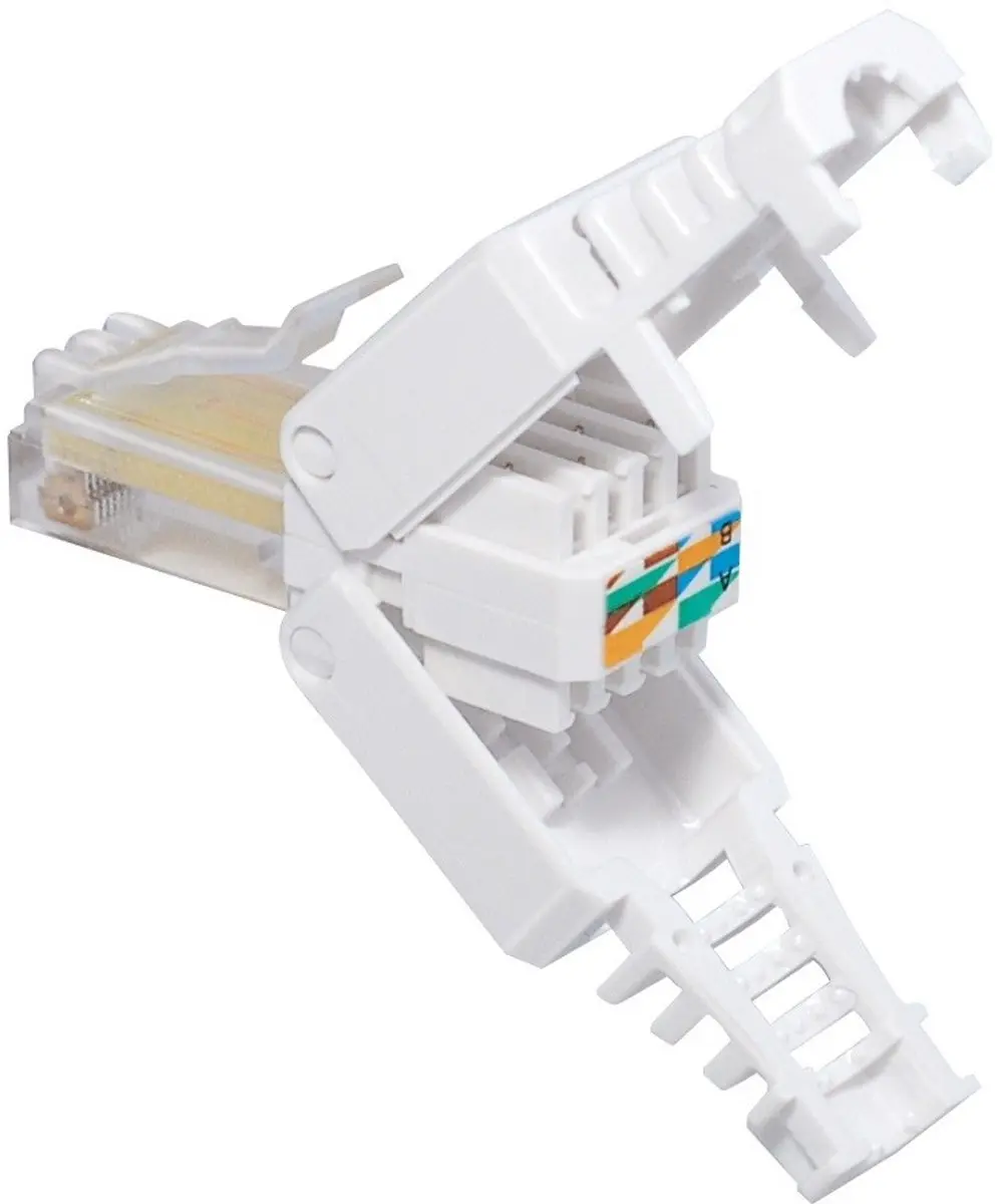 Goobay DC-RJ45-UTP5-TL RJ45 Connector - Wit