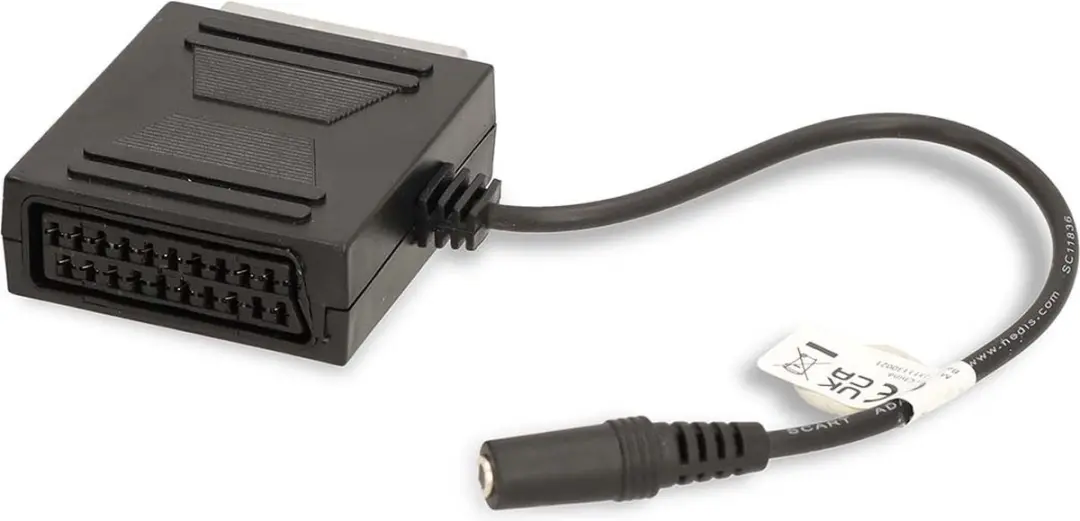 Nedis SCART-Kabel CVGB31930BK02 - 0,20m - Zwart