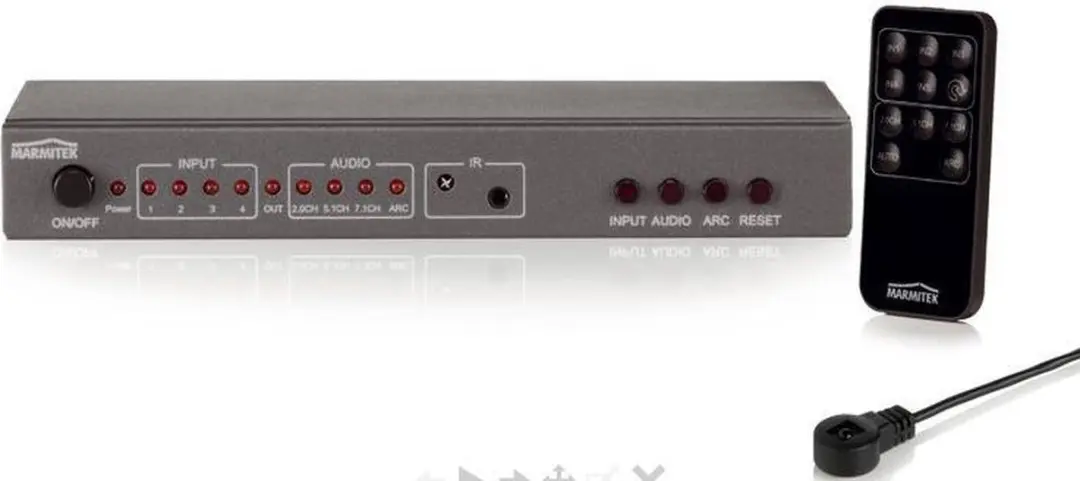 Marmitek HDMI switcher 4:1 Ultra HD Connect 421 UHD