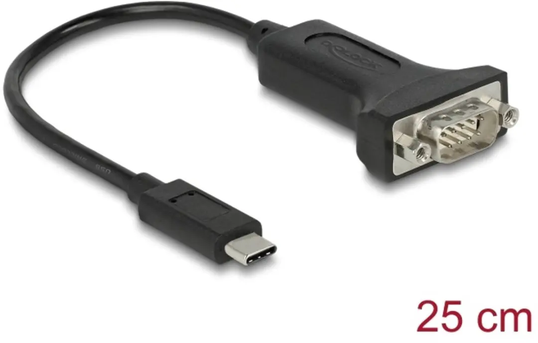Delock USB-C naar RS-232 Adapter 9-pin