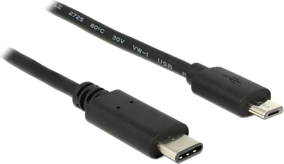 Delock 83333 USB-kabel USB 2.0 USB-micro-B naar USB-C