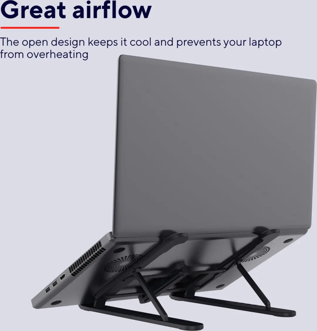 Trust Primo 25379 Laptopstandaard - 16 Inch - Grijs