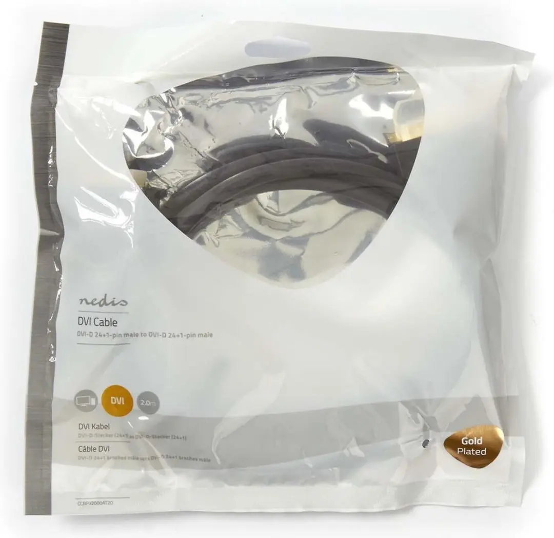 Nedis CCBP32000AT20 DVI-kabel 2m - Antraciet