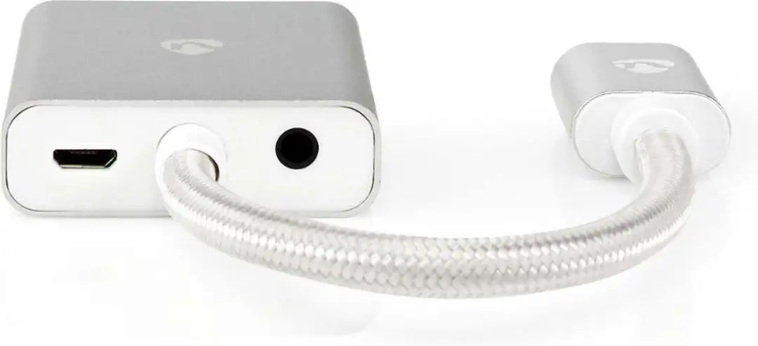 Nedis VGA-HDMI Adapter CCTB34900AL02 - Verguld - Zilver - afbeelding 6 van 6