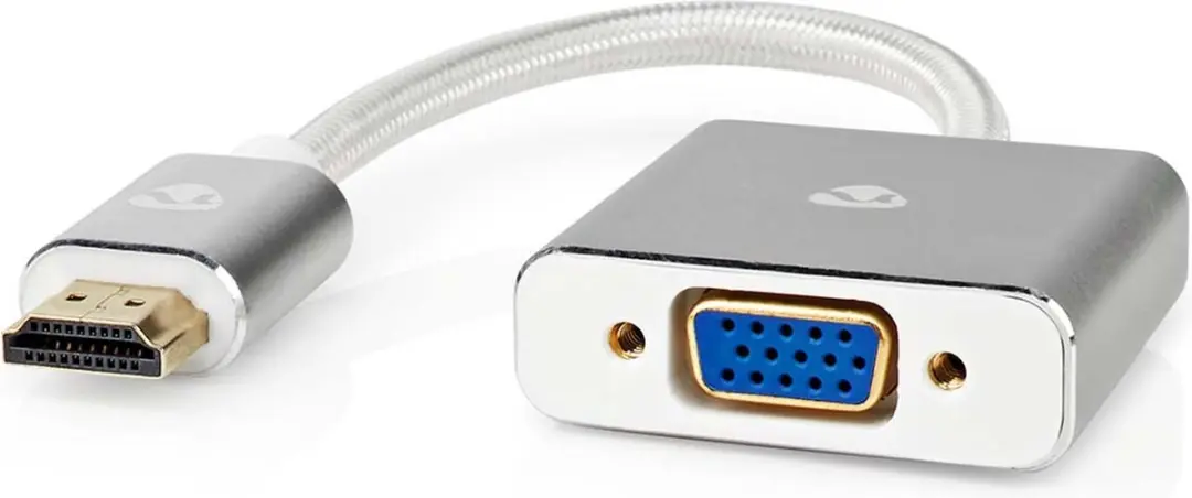 Nedis VGA-HDMI Adapter CCTB34900AL02 - Verguld - Zilver