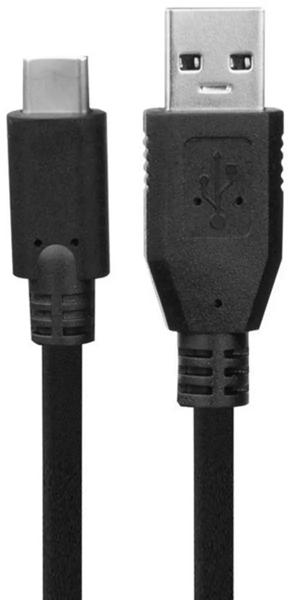 ACT AC3020 USB-kabel 1m USB-A naar USB-C - Zwart