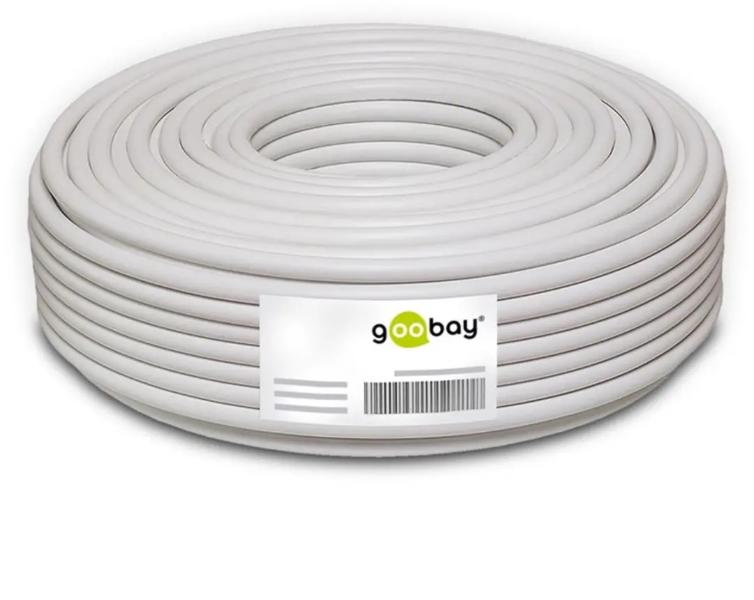 Goobay Luidsprekerkabel CCA 2x4mm² - 50m - Transparant