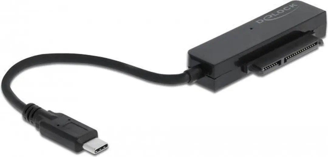 Delock USB Type-C naar SATA Converter 64084 - Wit/Zwart