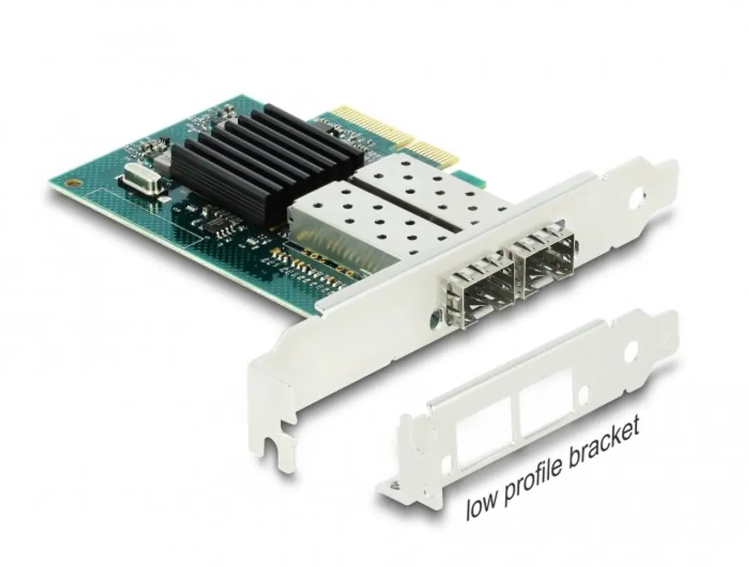 Delock PCIe x4 2x SFP Gigabit LAN i82576