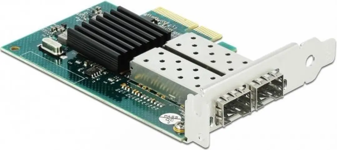 Delock PCIe x4 2x SFP Gigabit LAN i82576 - Zwart