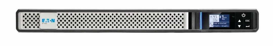 Eaton 5P650IRG2 SAI 650W - 4 Stopcontacten - Rack 1U - Zwart