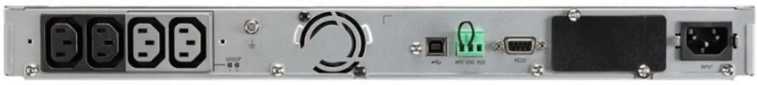 Eaton 5P650IRG2 SAI 650W - 4 Stopcontacten - Rack 1U - Zwart