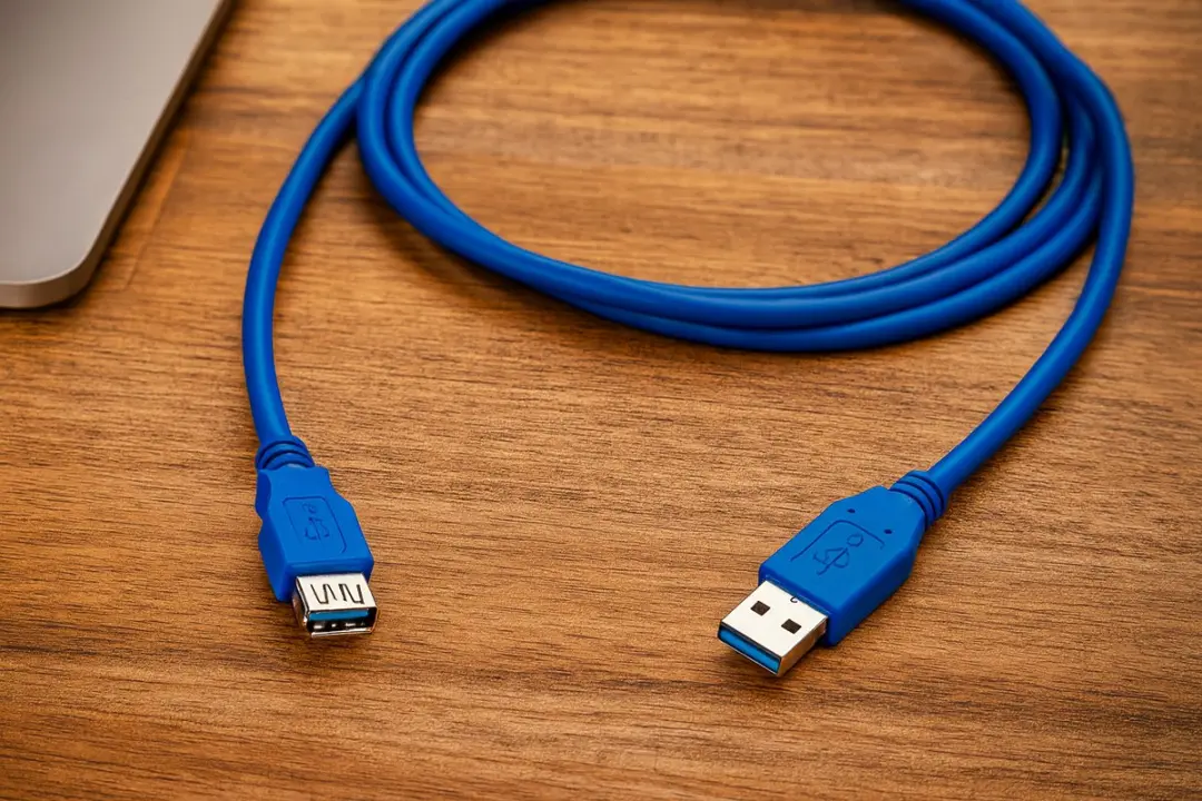 Nedis USB 3.2 Gen 1 A-A Kabel 5Gbps 3m - Blauw - afbeelding 6 van 6