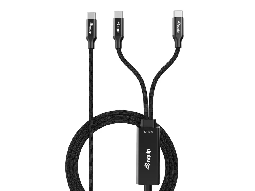 Equip 128895 USB-kabel USB-C 2x USB-C - 1,5m - Zwart