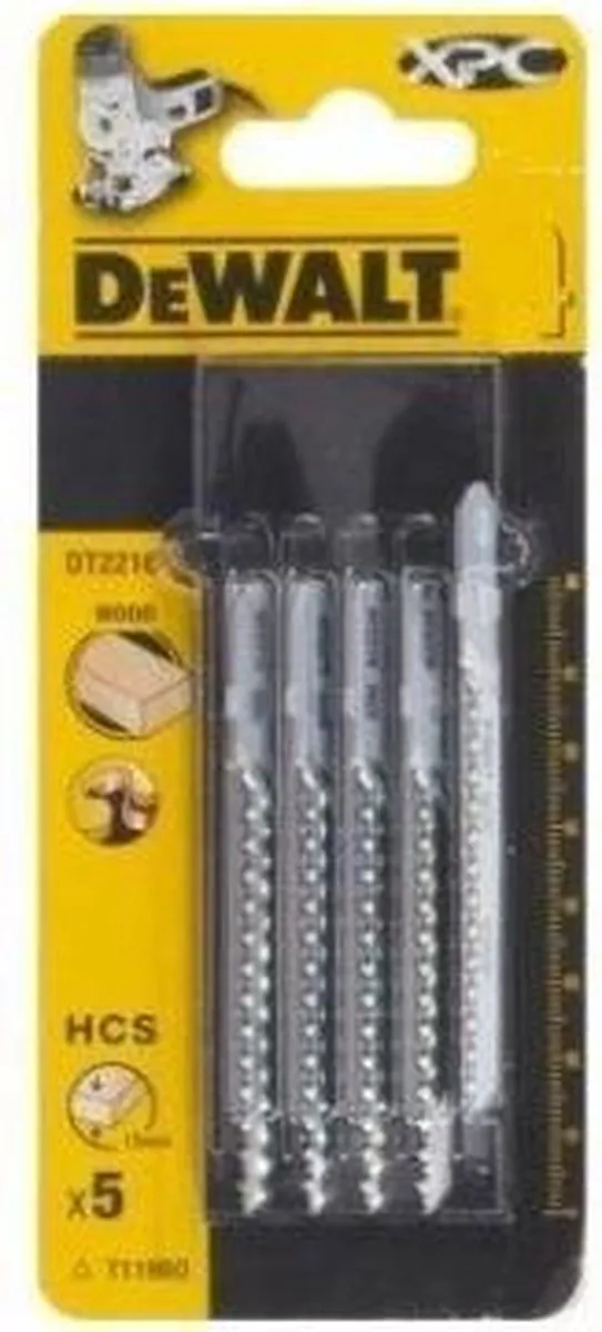 DeWalt DT2216 T 199 BO Decoupeerzaagblad - 5 Stuks
