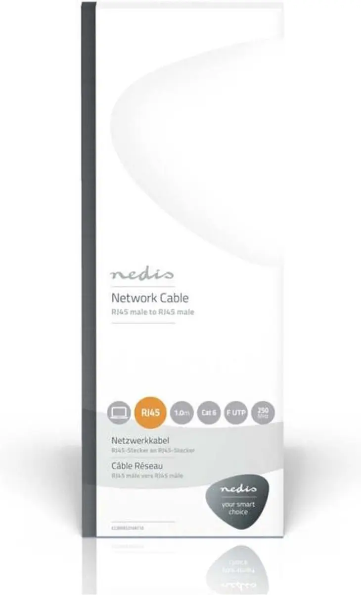 Nedis CAT6 Netwerkkabel 1m - Antraciet