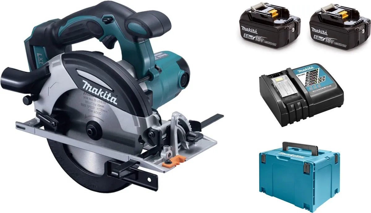 Makita DHS630RTJ Accu Cirkelzaag 165mm