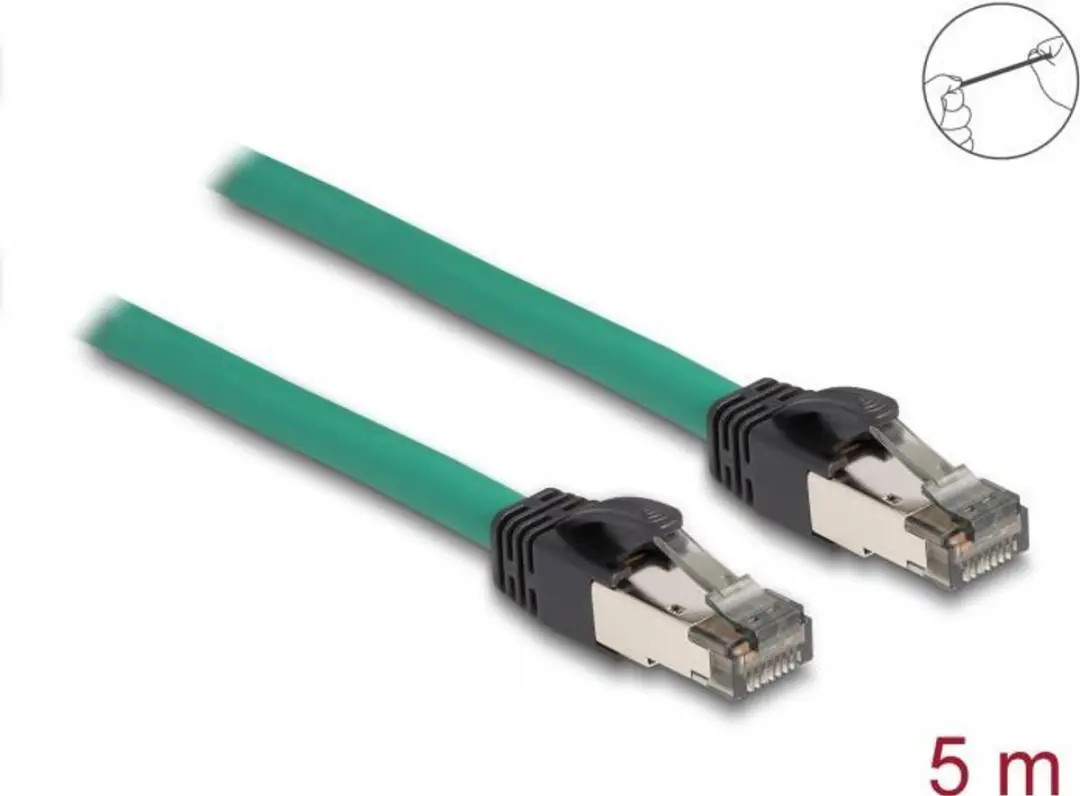Delock PROFINET SF/UTP Kabel 5m - Groen