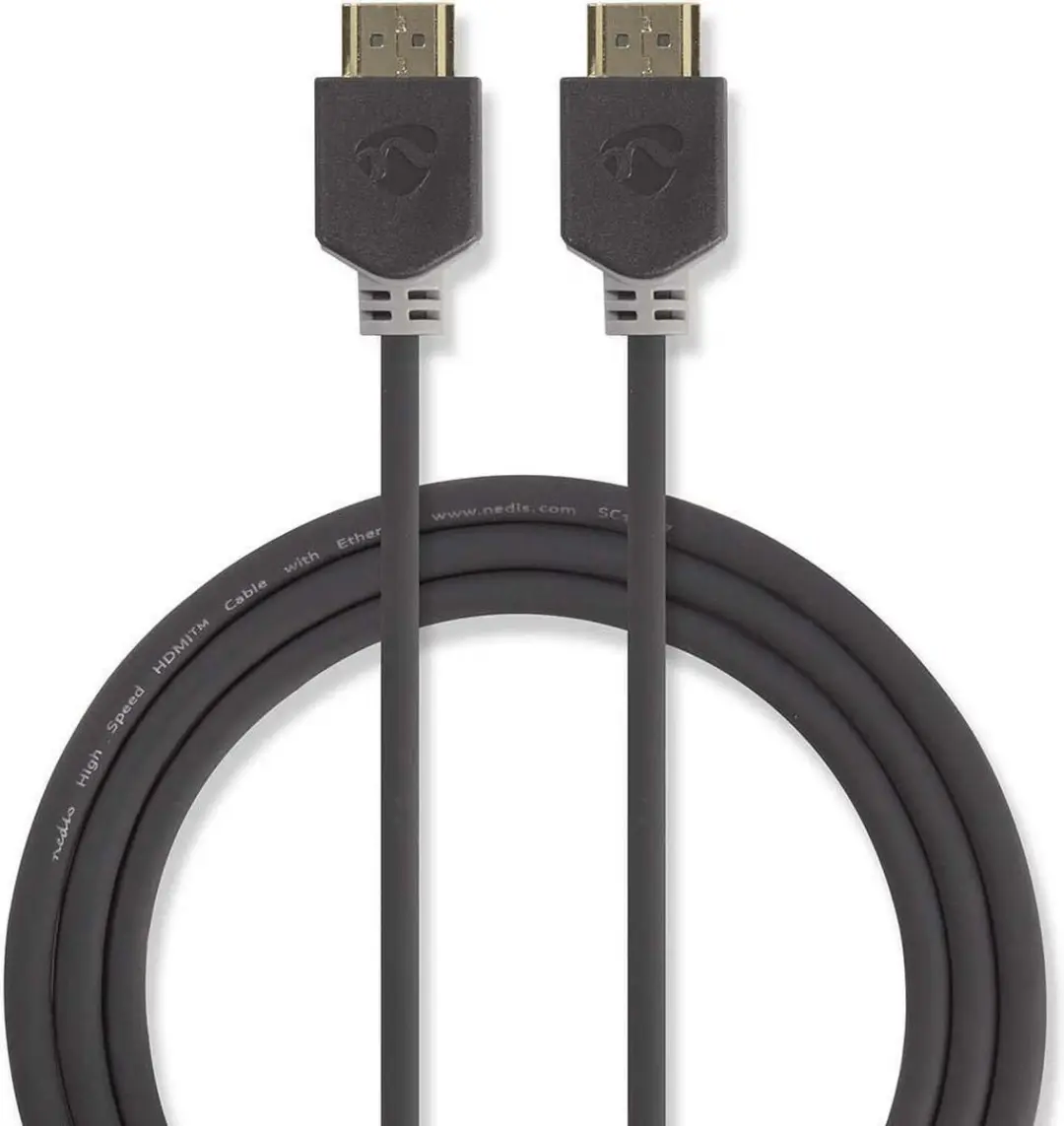 Nedis CVBP34000AT10 HDMI-kabel 1m - Antraciet