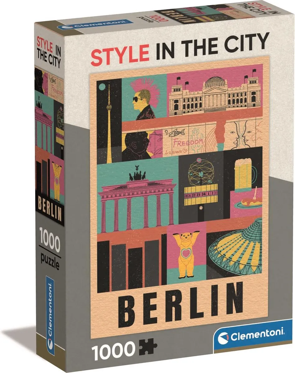 Clementoni Style in the City Berlin Puzzel 1000 Stuks