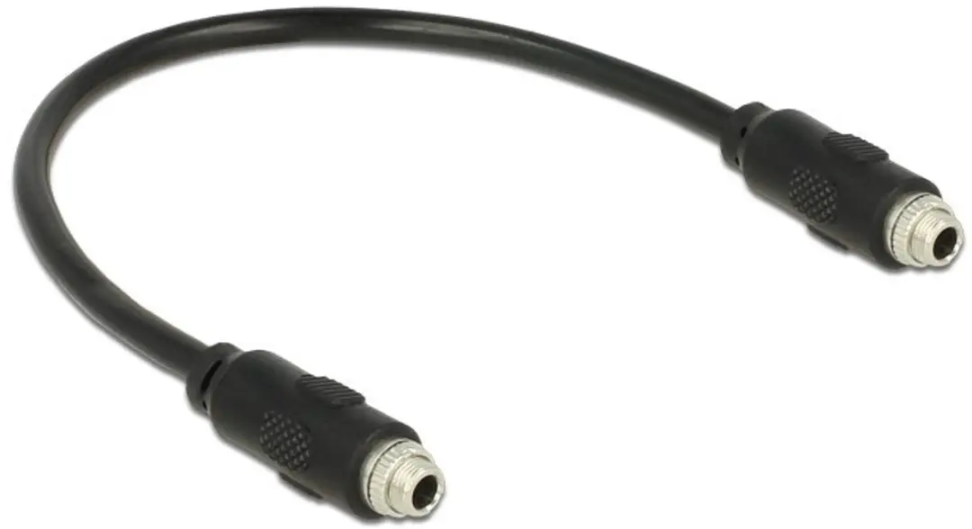 Delock 85115 Audiokabel 3.5mm Vrouwelijk Panel - 25cm - Zwart
